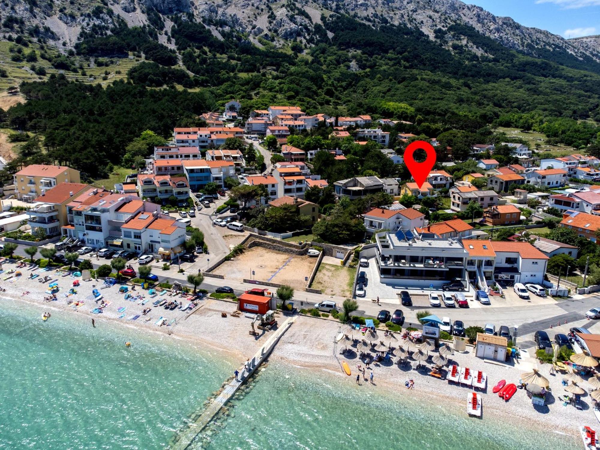 Apartments Bianca Baška Kültér fotó